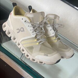 On Running Women's Sneakers in White and Yellow
